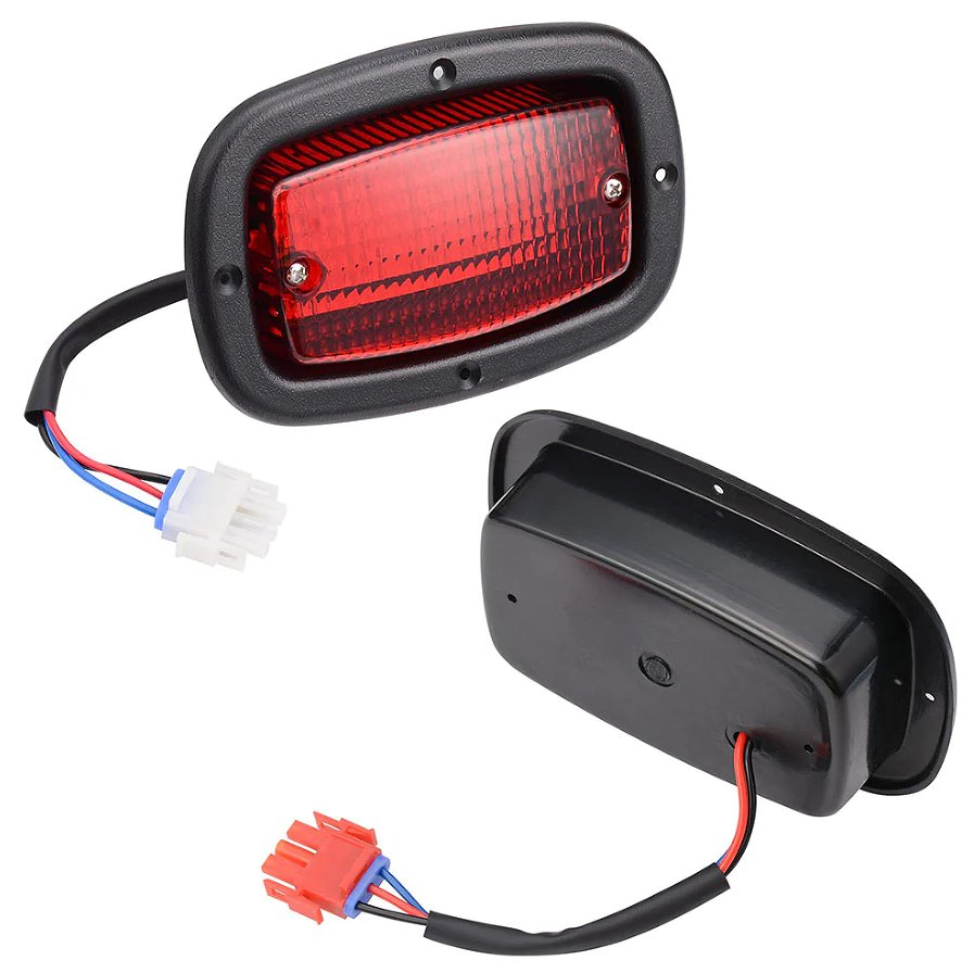 Club Car Ds Golf Cart Light Kit Cc-003 - Halogen Headlight + LED Tail Light (Fits 1993-Up Gas &amp; Electric, Factory Style)