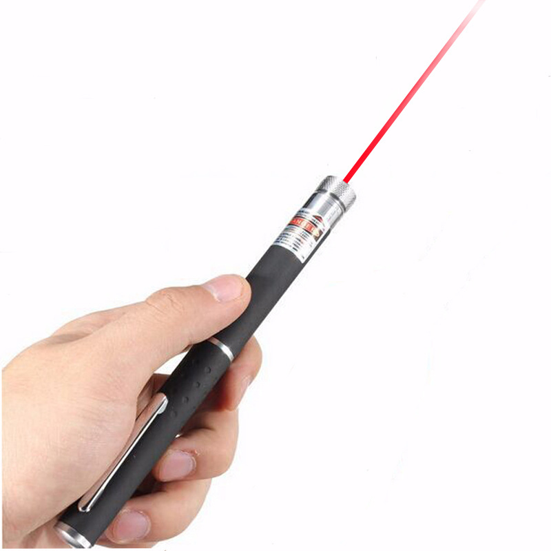Interactive LED Cat Laser Pointer Pen LED Flashlight Powered Battery
