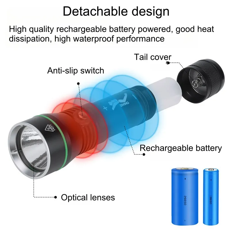Diving Flashlight View 8