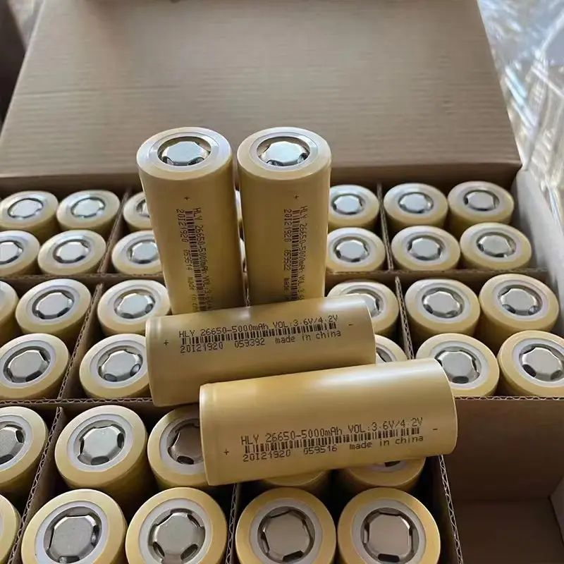 High Quality 1500 Cycle 26650 26700 3.7V Li-ion Battery 5ah Li Ion Batteries Cell for LED Flashlight