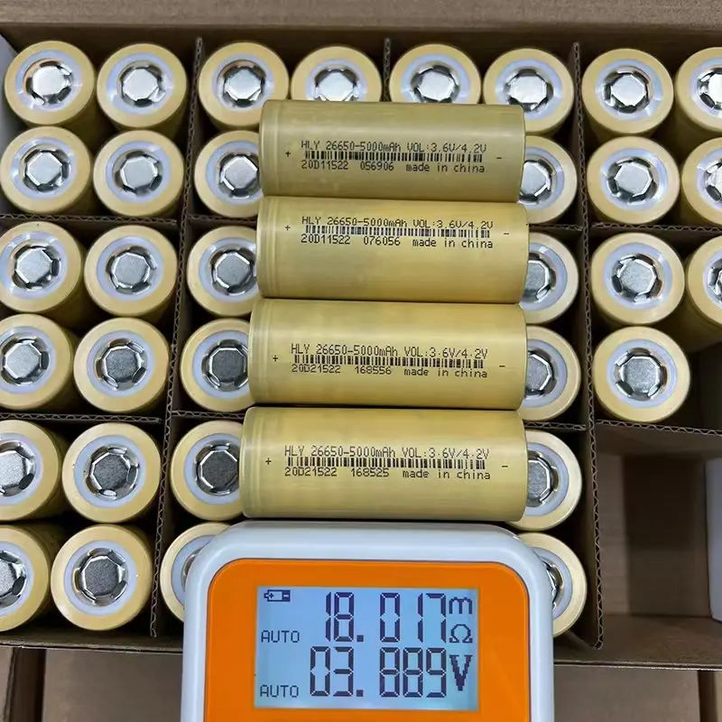 High Quality 1500 Cycle 26650 26700 3.7V Li-ion Battery 5ah Li Ion Batteries Cell for LED Flashlight