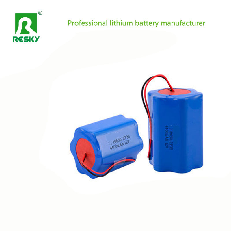 18650 Lithium Battery 7.4V 6600mAh Rechargeable Solar Li-ion Lithium Ion Battery Pack for Headlamp