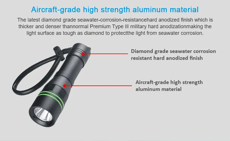Diving Flashlight View 3