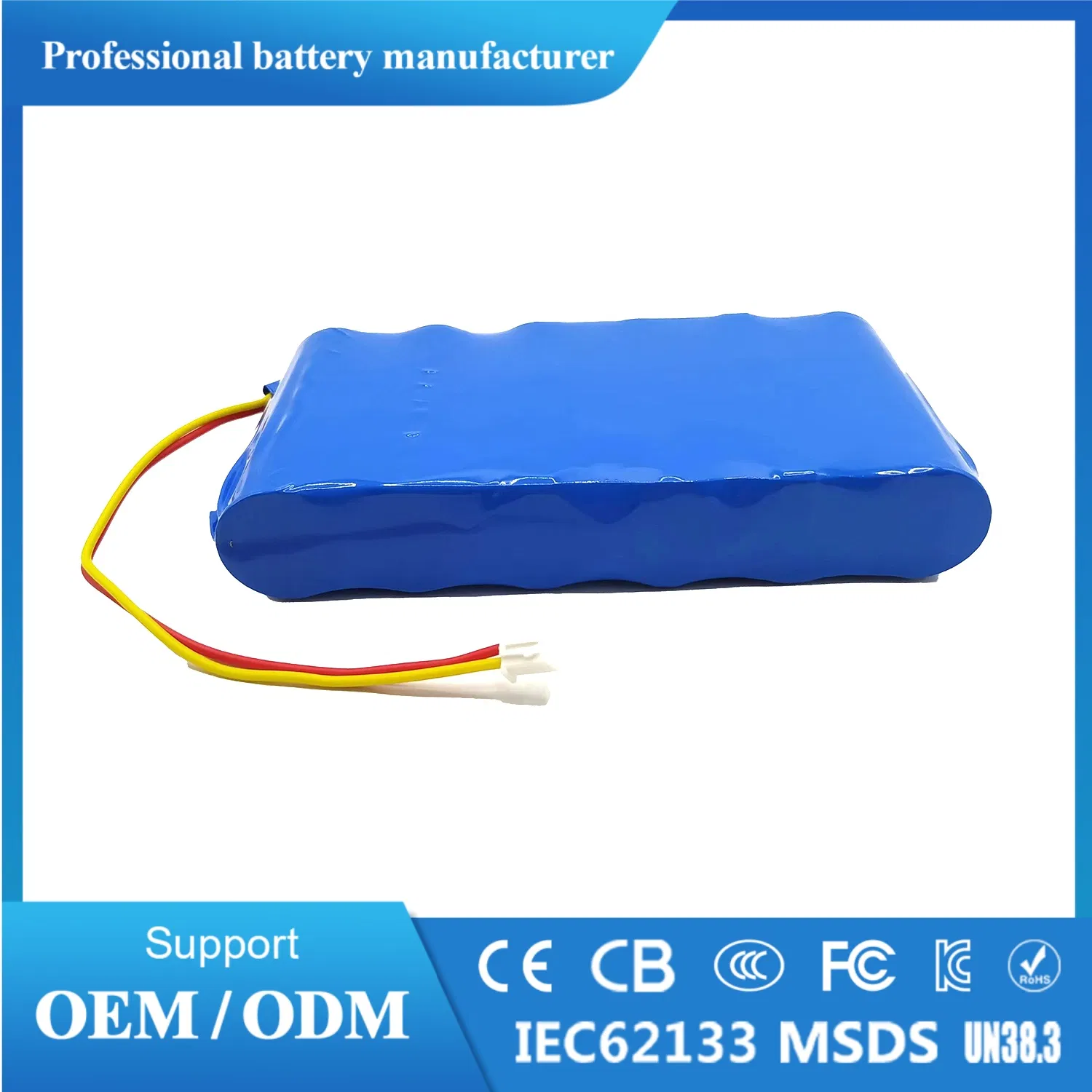 Customized Battery Pack 18650 21700 3.7V 7.4V 11.1V 12V 14.8V 22.2V Rechargeable Li Ion Battery for LED Light / Bluetooth Speaker