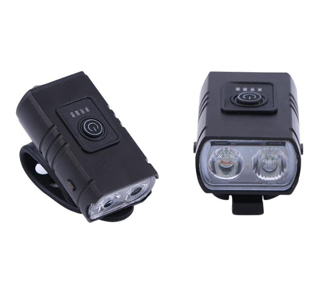 Factory Customized Ipx5 Waterproof Bike Headlight Power Display USB Rechargeable LED Bicycle Front Light