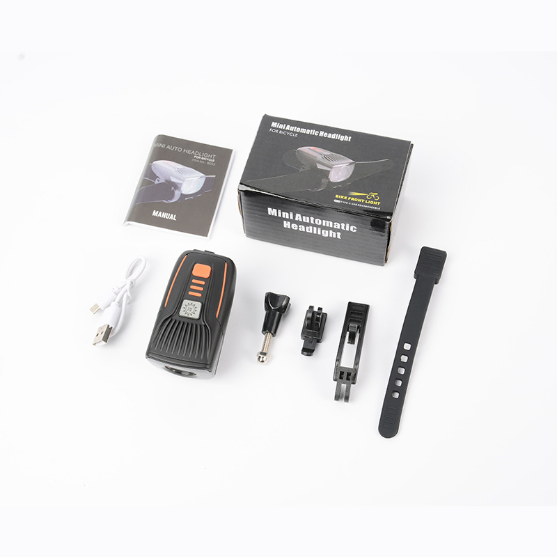 Wholesale Price Type-C Rechargeable Induction Outdoor Waterproof LED Bicycle Light