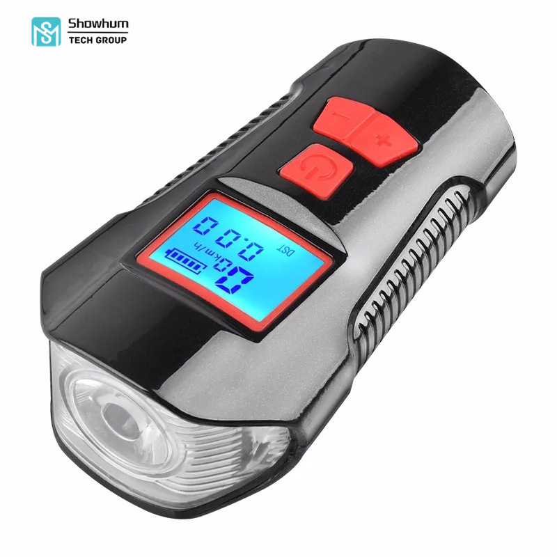 Good Quality Horn LED Cycle Front Headlight Rechargeable Bicycle Light