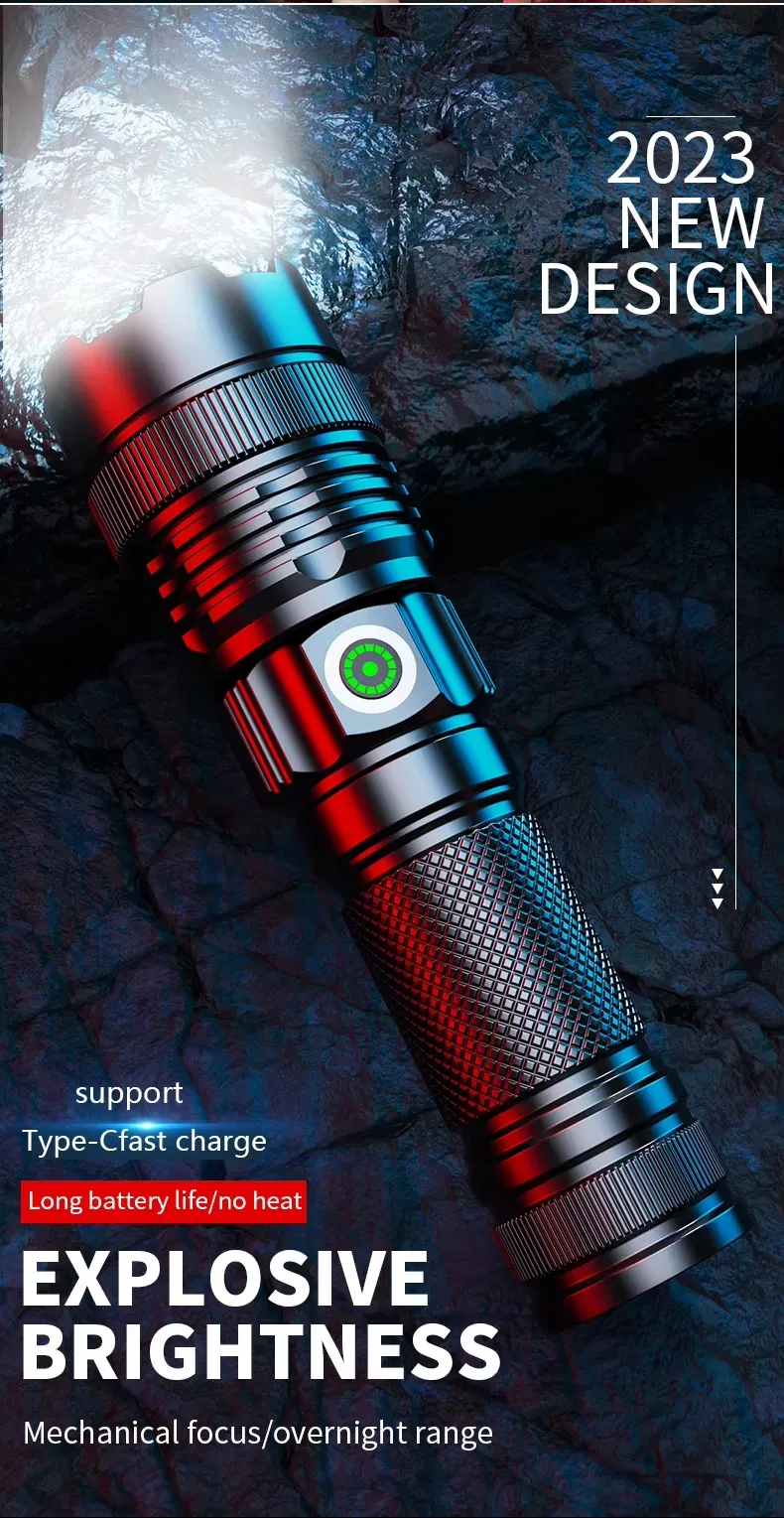 LED Flashlight Detail 4