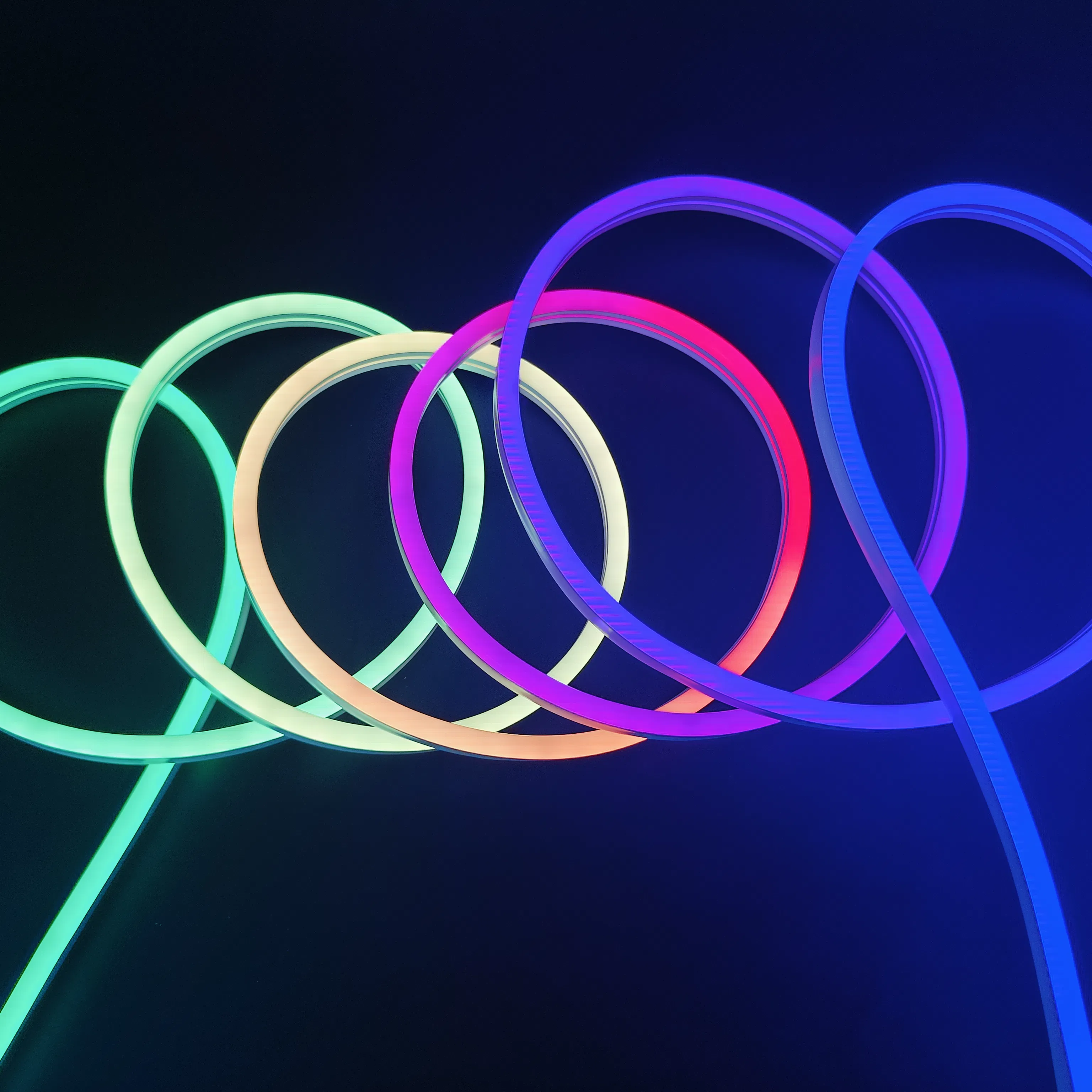 Color Changing LED Neon Light Strip Kit