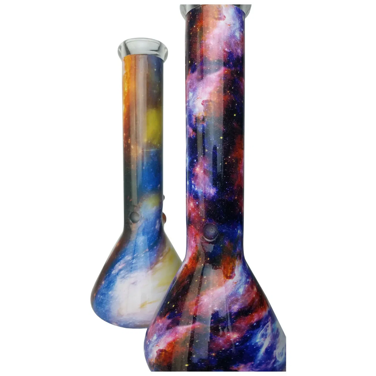 12.5" Water Transfer Design Beaker Water Pipe Glass Smoking Pipe Glass Accessories Shisha Hookah Vaporizer