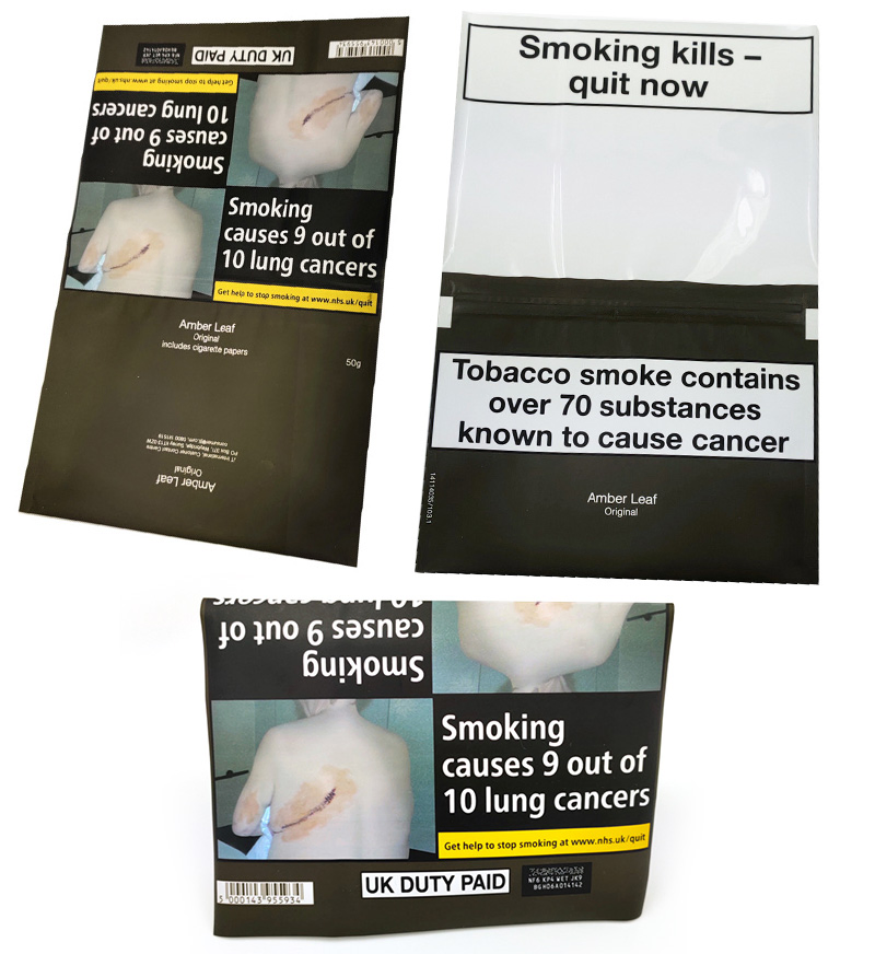 Colorful Ziplock Pouch for Cigarettes and *** Essentials