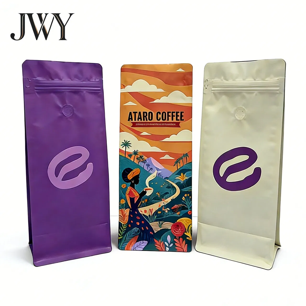 Bolsa Doypack Coffee Embalagens Personalizadas Nicotine Pouch Octagonal Seal Food Packaging Bag