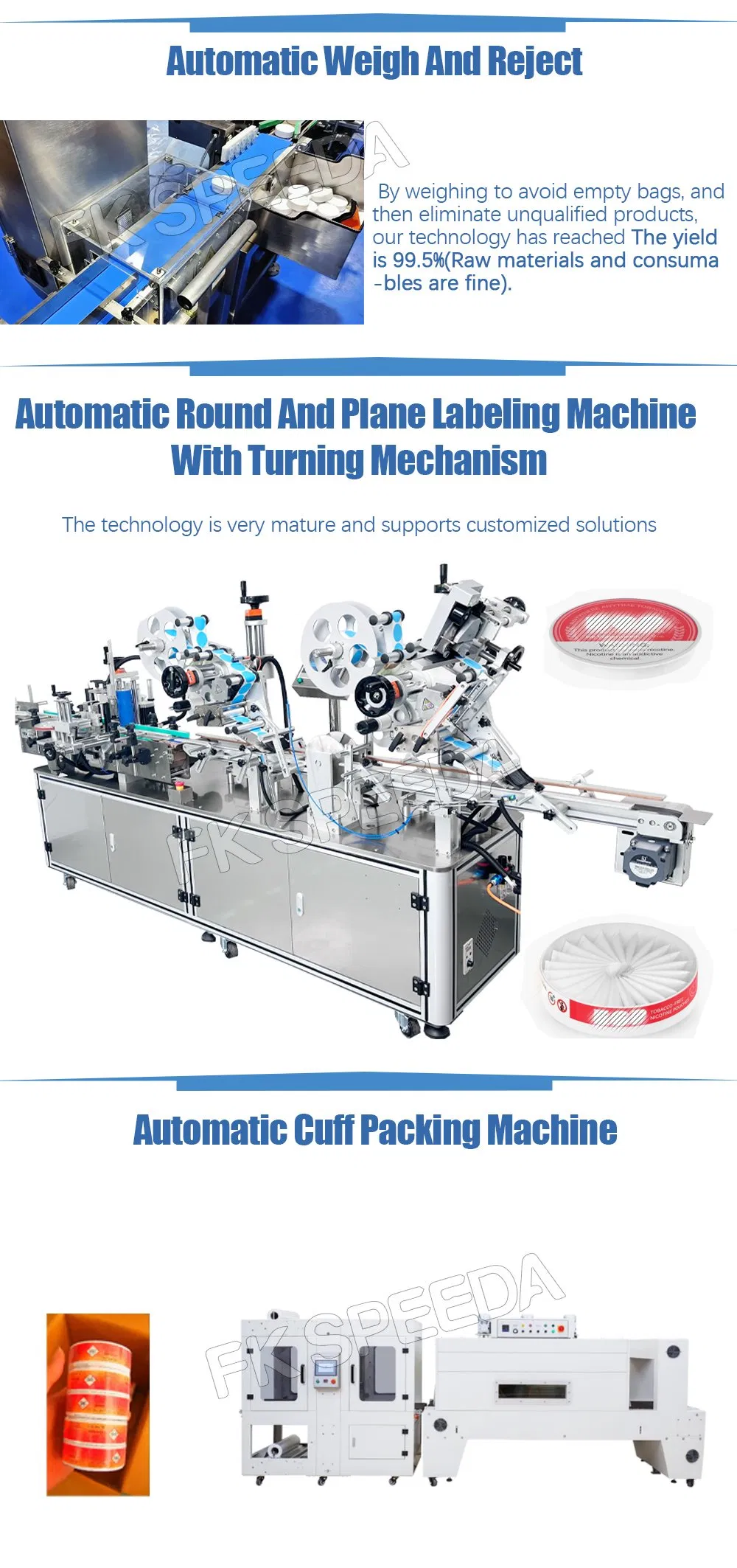 Fully Automatic Nicotine Pouch Bag 1g Snuff Packing Machine Granule Packing Machine