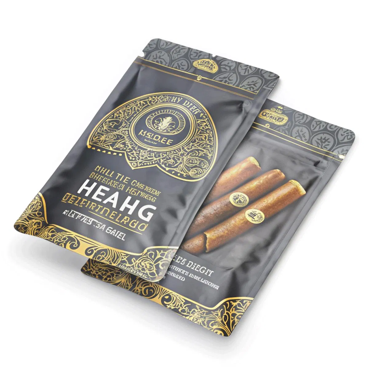 Durable Ziplock Cigarette Pouch, Essential Cigarette Bag, Versatile Nicotine Bag