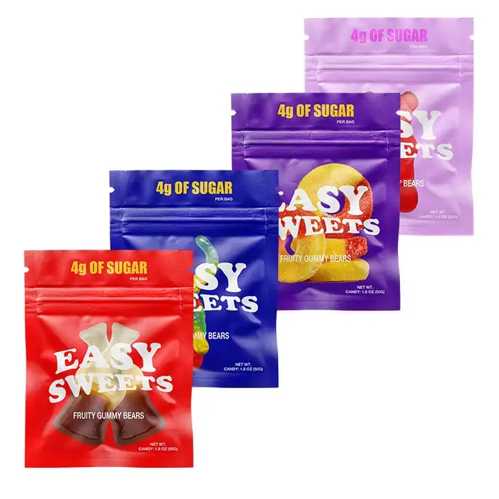 Customized Printing Eco Friendly Coffee Tea Cat Food Snack Packaging Stand up Zipper Bag Plastic Laminated Layer Nicotine Plastic Pouch