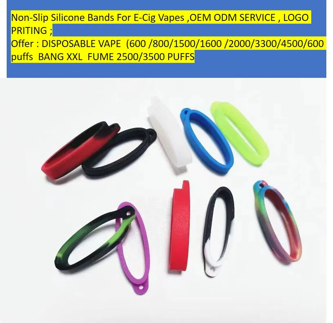 40mm Silicone Ring Lanyard Ring with Hole for Box Mechanical Rod Accessories