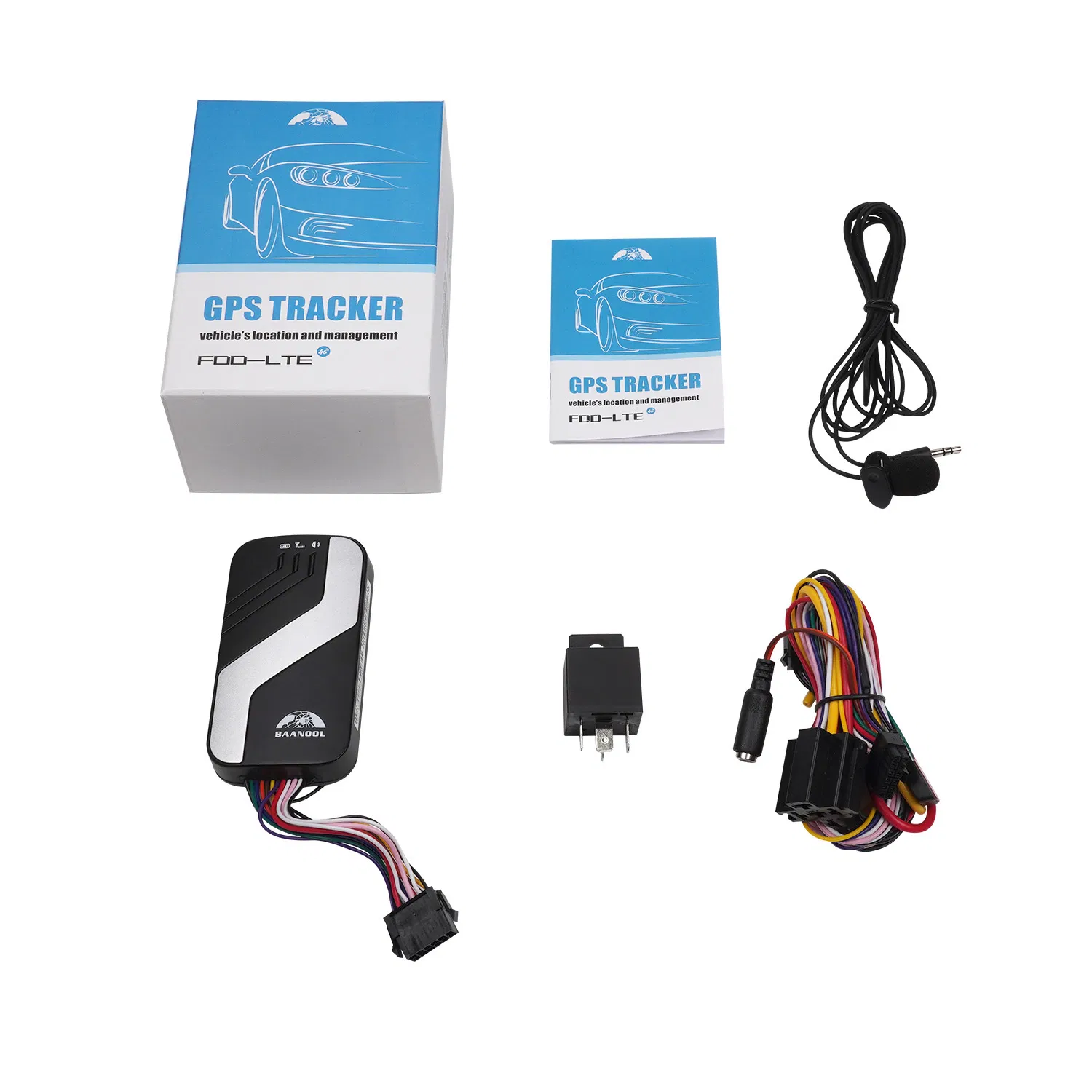 Anti-Lost Sos Security Alarm Car GPS Small GPS Tracker 4G LTE Tk403