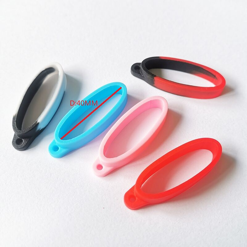 40mm Silicone Ring Lanyard Ring with Hole for Box Mechanical Rod Accessories