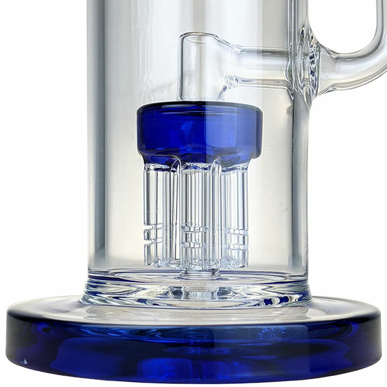 10.5" Color Trim Showerhead Banger Hanger Water Pipe 4mm Banger Glass Vaporizer