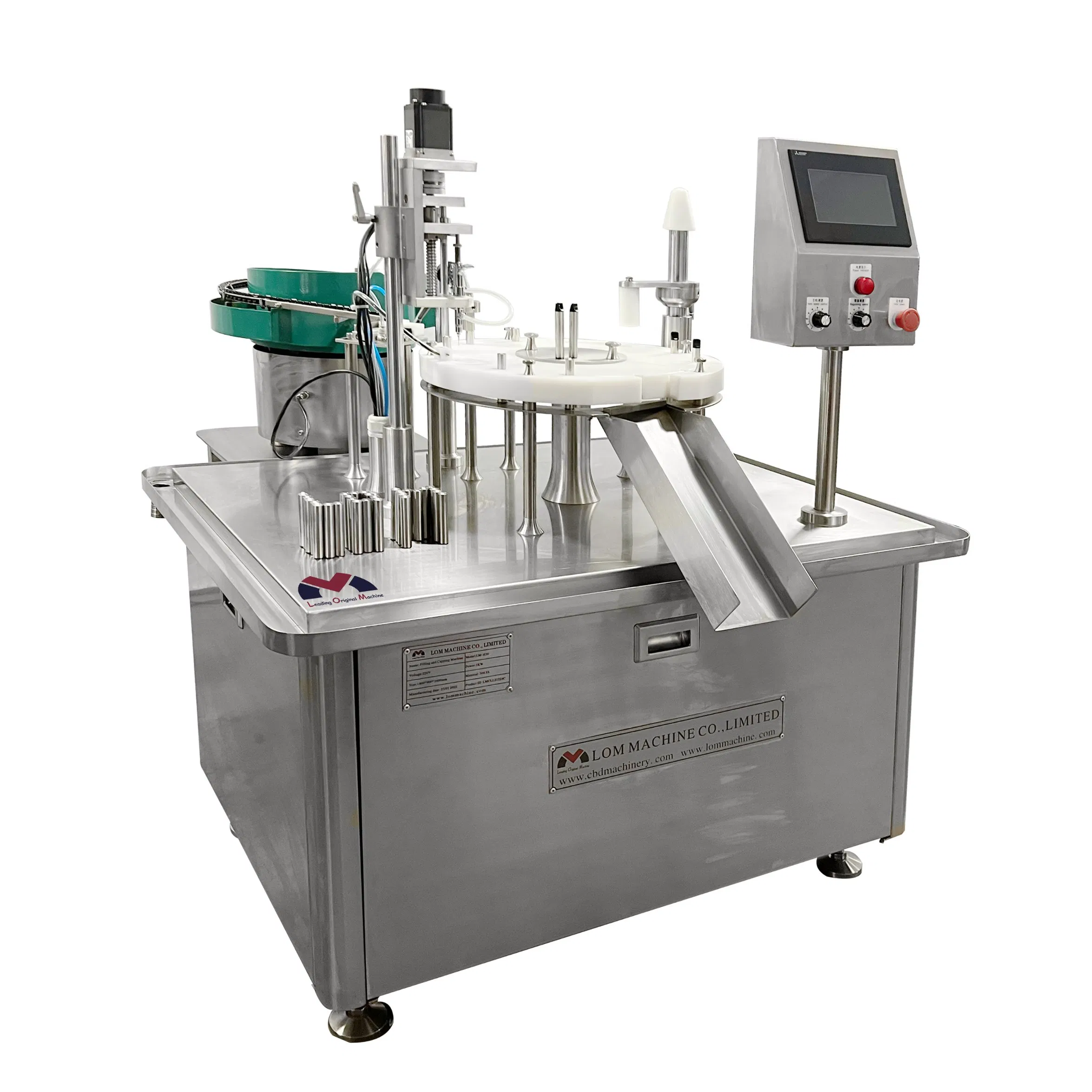 High Speed 0.2-2ml Full Automatic Disposable Vape Pen Filling Capping Machine