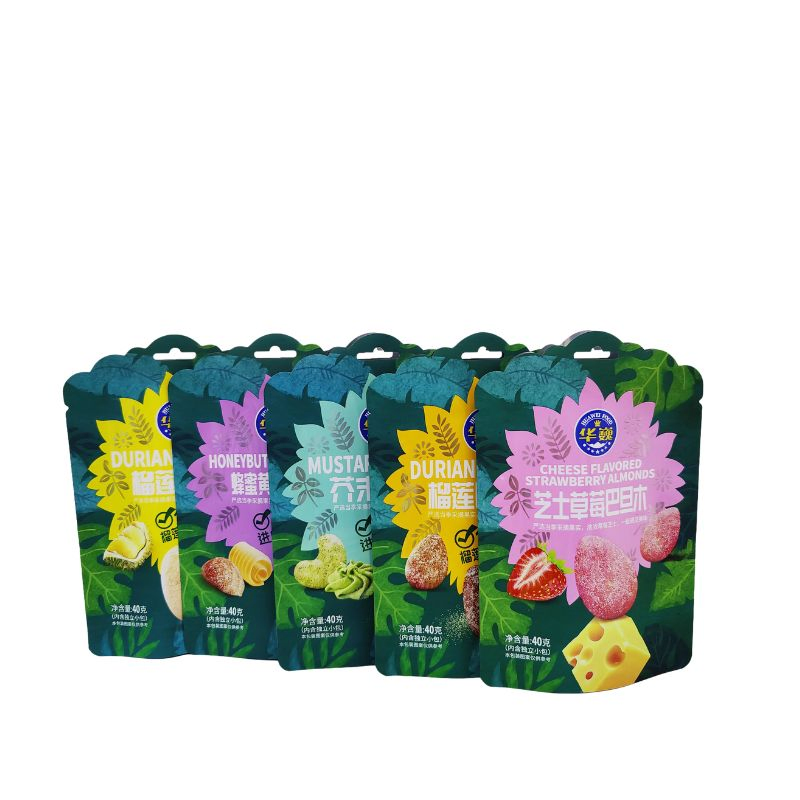 Doypack Coffee Embalagens Personalizadas Nicotine Pouch Octagonal Seal Food Packaging Bag