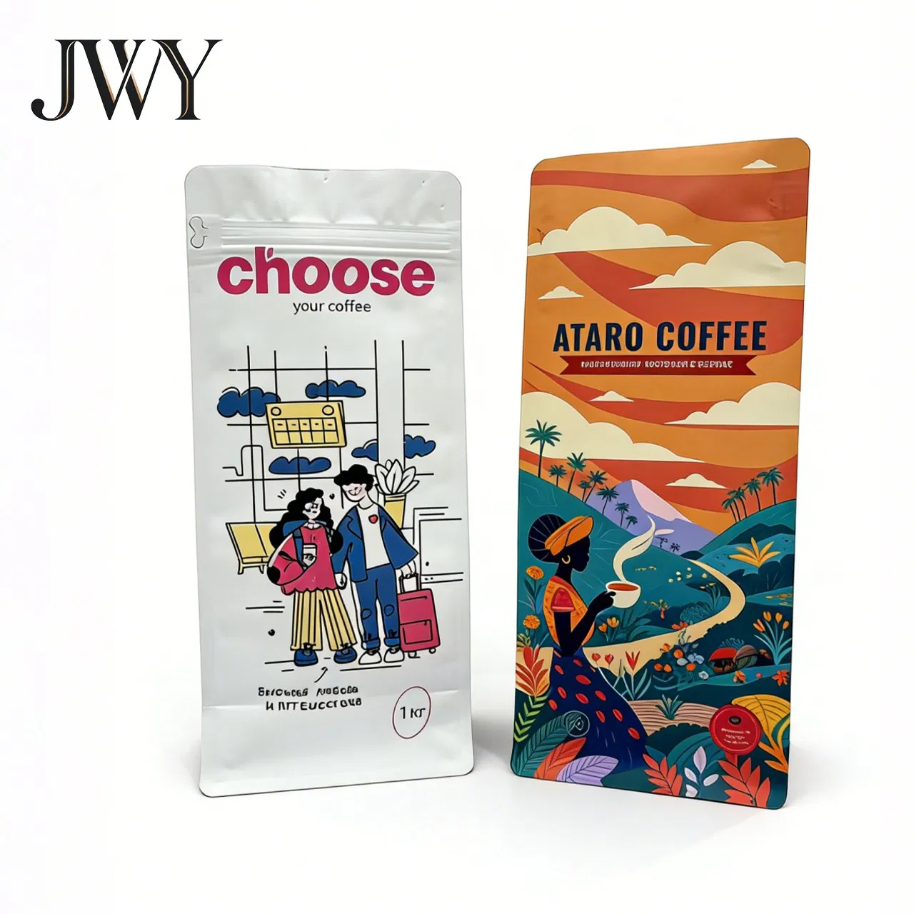 Bolsa Doypack Coffee Embalagens Personalizadas Nicotine Pouch Octagonal Seal Food Packaging Bag