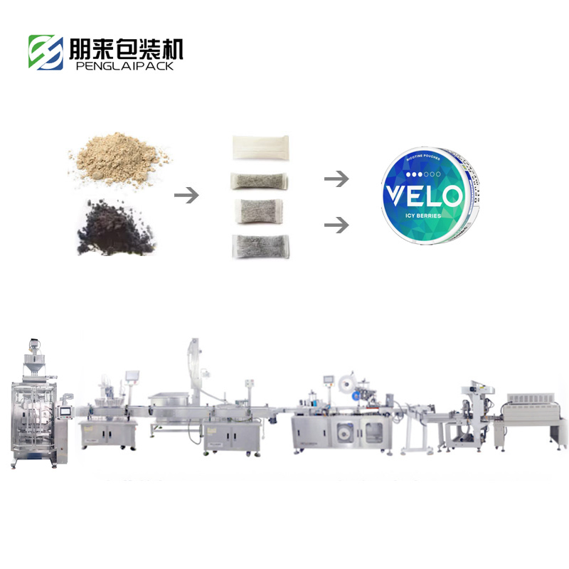 Nicotine Pouch Powder Packing Machine Snuff 1g Filling and Packaging Machine Moist Powder Small Nicotine Pouches Packing Machine