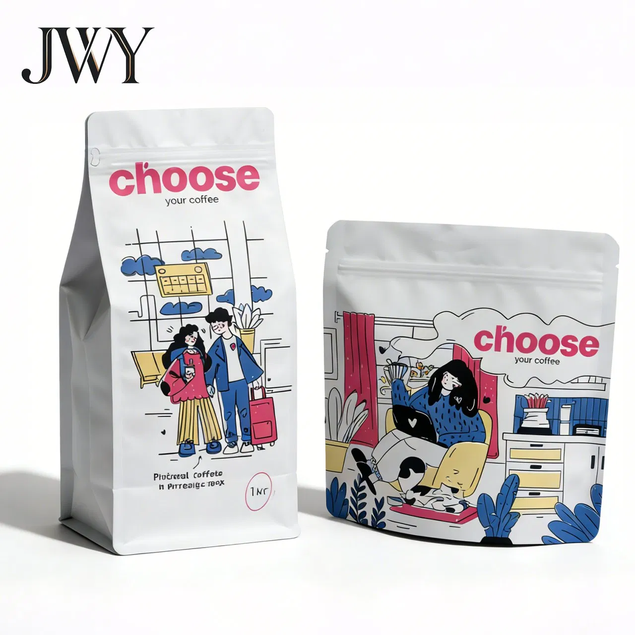 Bolsa Doypack Coffee Embalagens Personalizadas Nicotine Pouch Octagonal Seal Food Packaging Bag