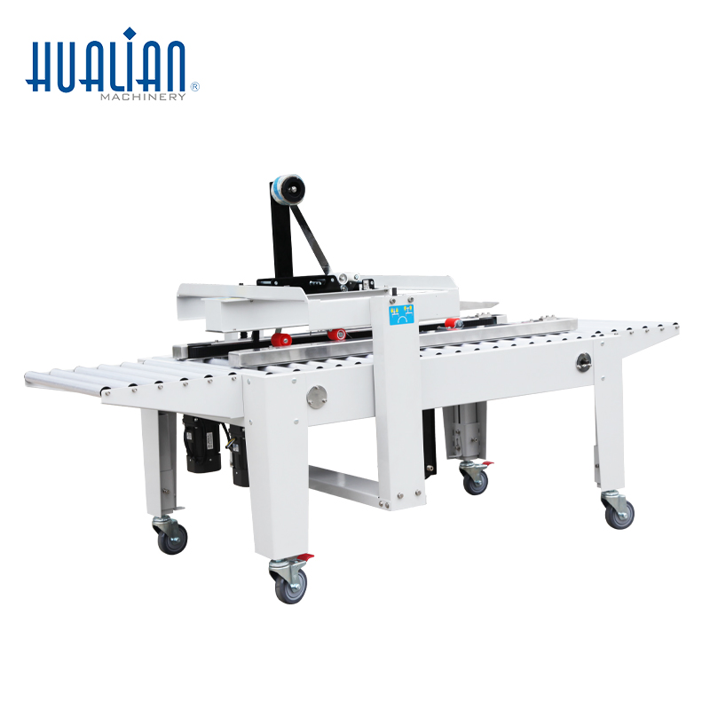 Fxj-2550X Semi Automatic Adhesive Tape Carton Sealer with Double Motors