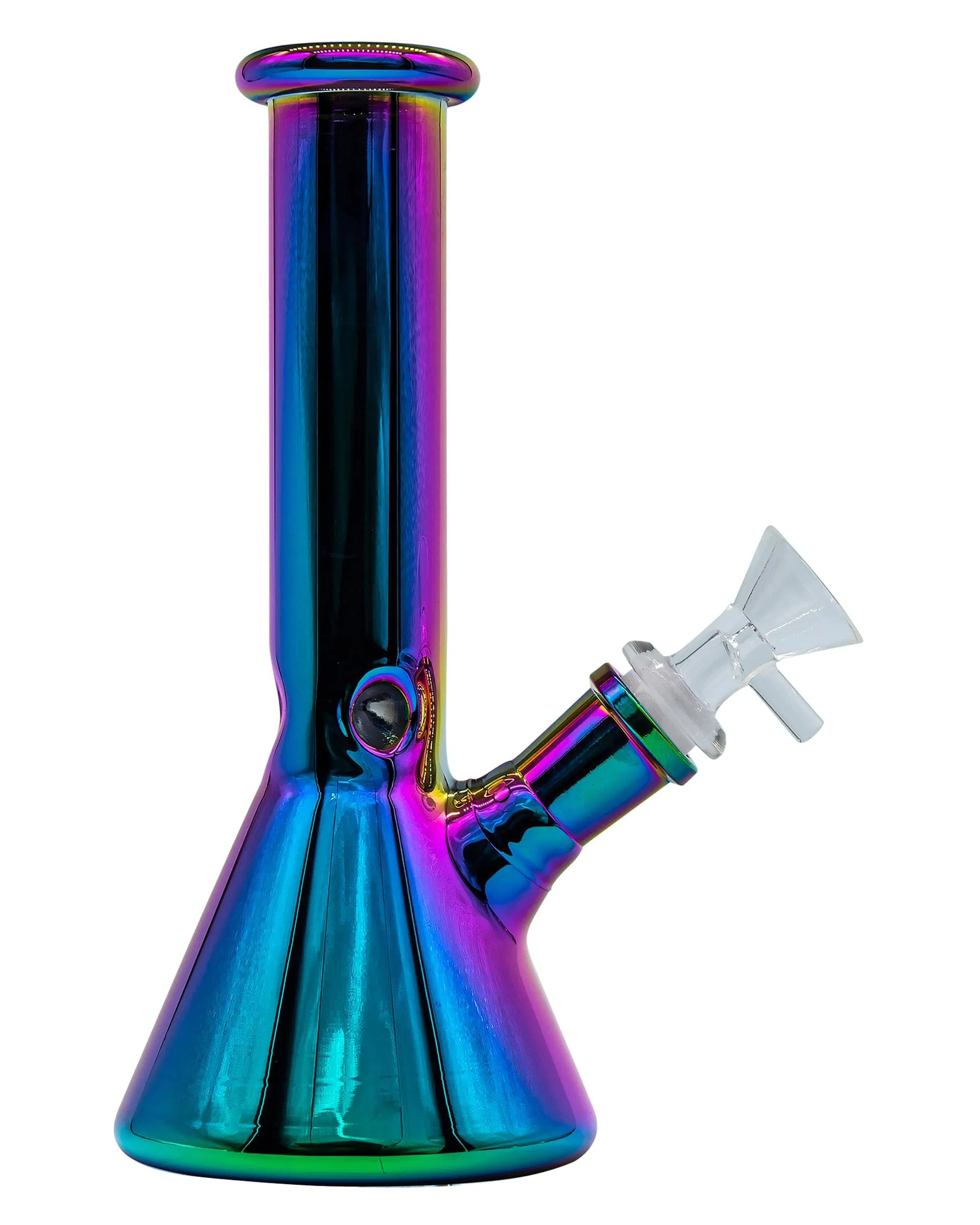 China Wholesale Iridescent Mini Beaker Vaporizer Lighters Grinder