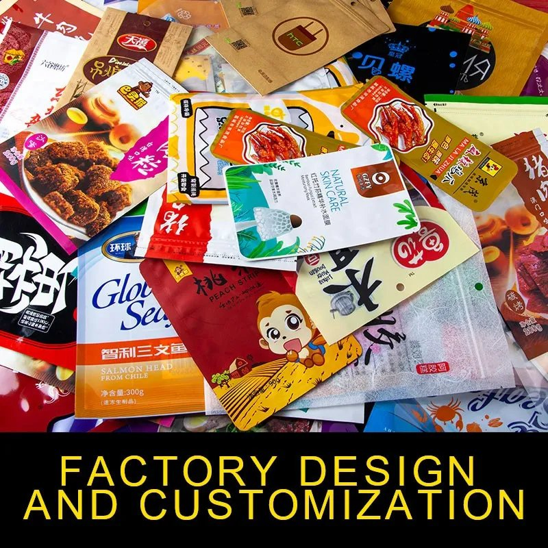 China Factory Custom Mylar Bag Nicotine Pouch Vacuum Pouch Plastic Pack Aluminum Foil Bags for Food Packaging