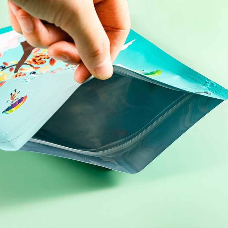 Zipper Plastic Food Coffee Tea Powder Packing Seal Doypack Stand up Nicotine Pouch