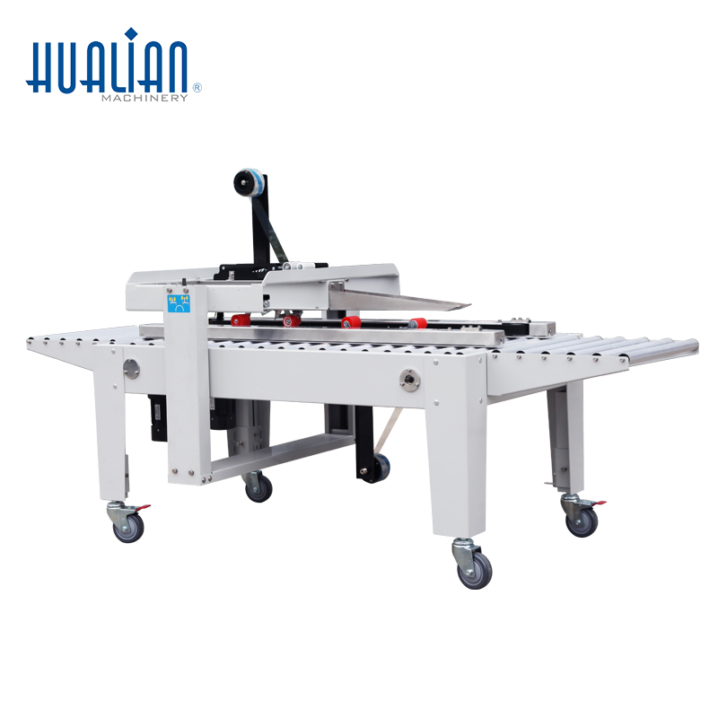 Fxj-2550X Semi Automatic Adhesive Tape Carton Sealer with Double Motors