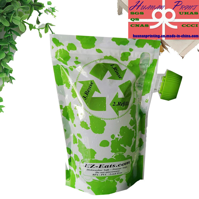 Zipper Plastic Food Packing Seal Doypack Stand up Nicotine Pouch