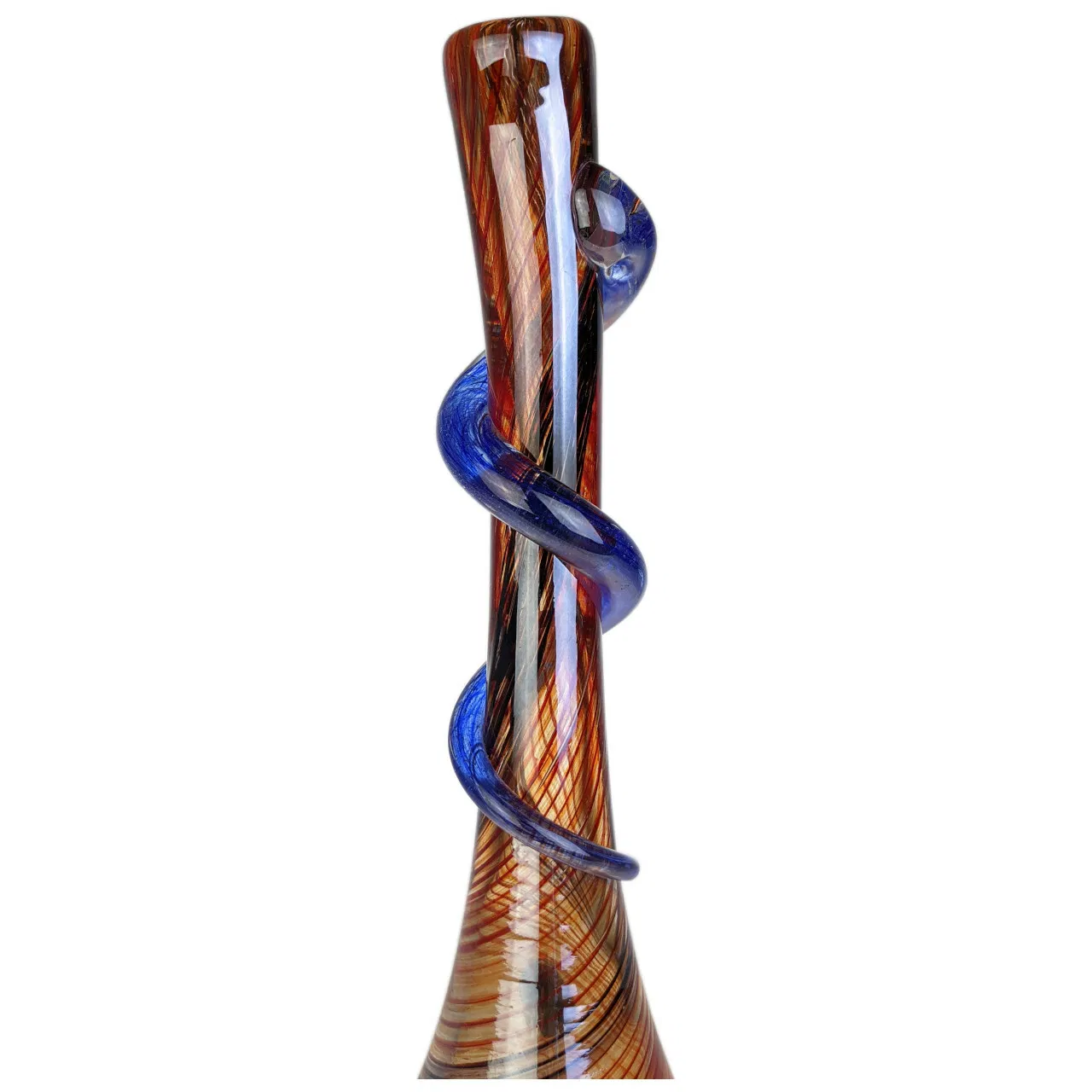 16" Lifted Base Teardrop Twist Grip Soft Glass Vaporizer