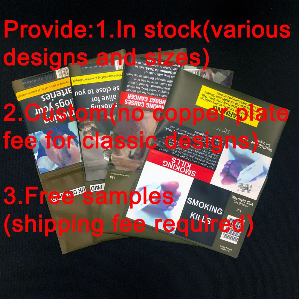 Colorful Ziplock Pouch for Cigarettes and *** Essentials