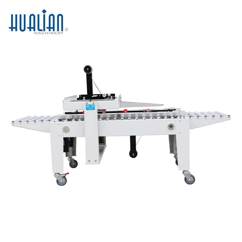 Fxj-2550X Semi Automatic Adhesive Tape Carton Sealer with Double Motors