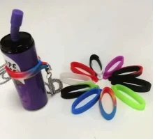 40mm Silicone Ring Lanyard Ring with Hole for Box Mechanical Rod Accessories