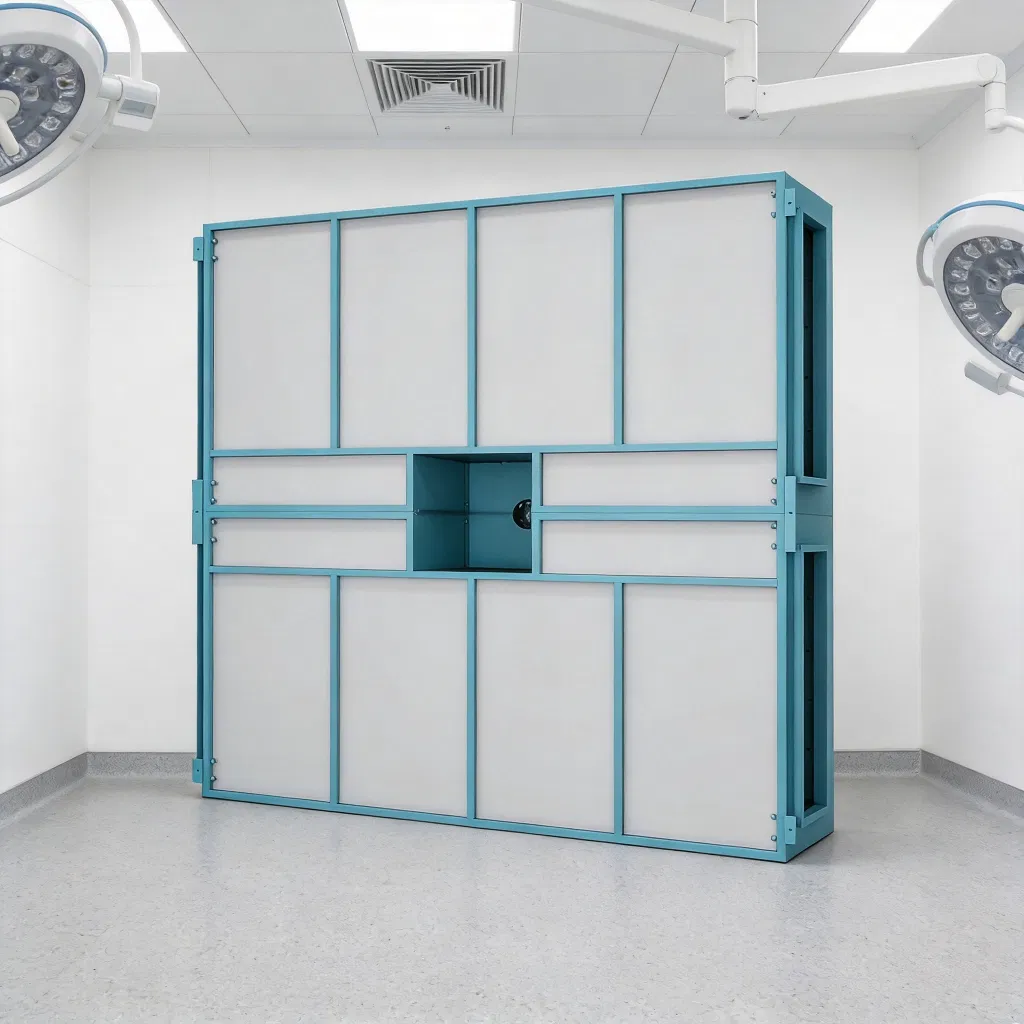 Eficiência de Purificação do Ar 99.999% Fluxo Laminar no Teto para Sala de Operação