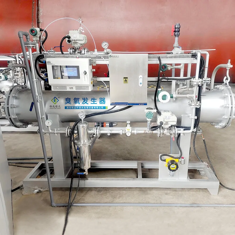 Sistema de Tratamento de Água com Gerador de Ozônio Controlado por PLC Inteligente 100g