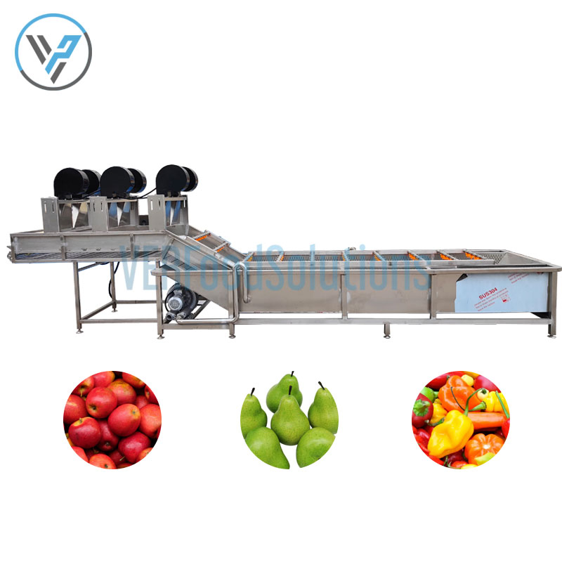 Máquina de Lavagem e Esterilização de Frutas e Legumes com Bolhas de Ar de Alta Resistência com CE