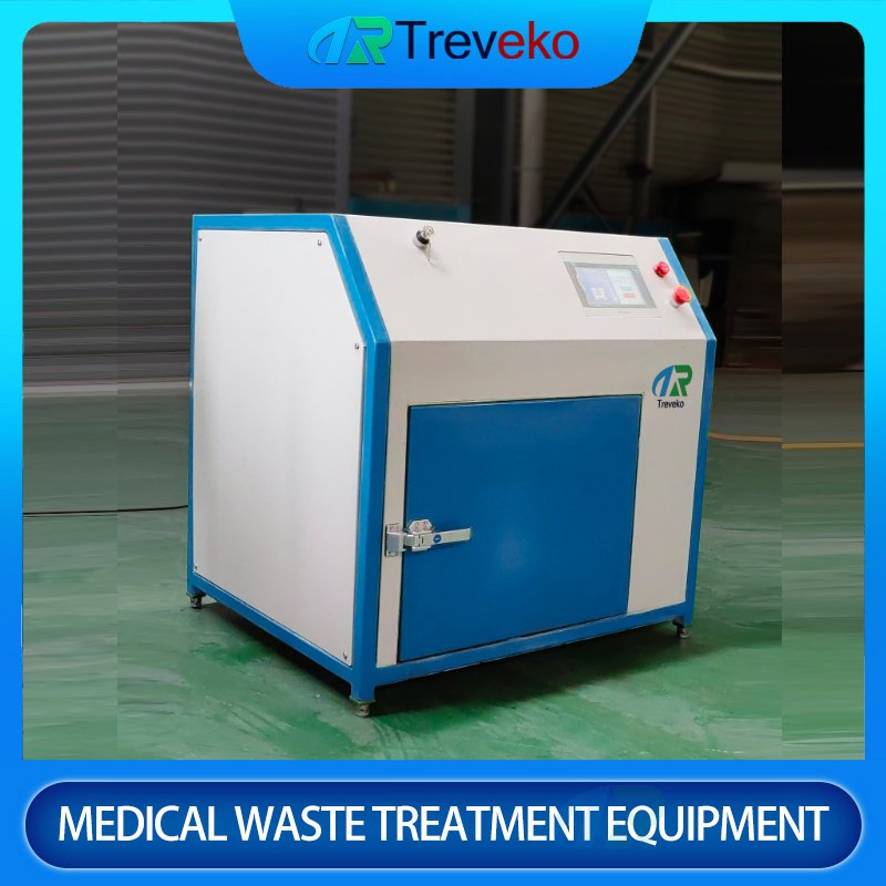 Equipamento portátil de esterilização de resíduos médicos por micro-ondas para aplicações clínicas e laboratoriais
