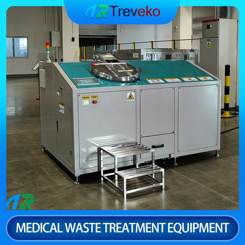 Equipamento de Tratamento e Esterilização de Resíduos Médicos Automático com Tecnologia Biotérmica por Micro-ondas para Laboratório
