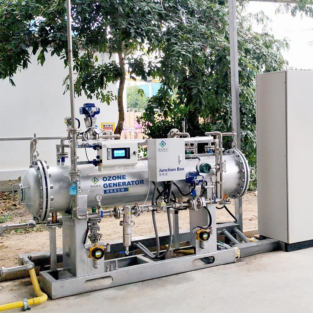 Sistema de Gerador de Ozônio para Esterilização e Desinfecção de Água em Fábrica de Bebidas