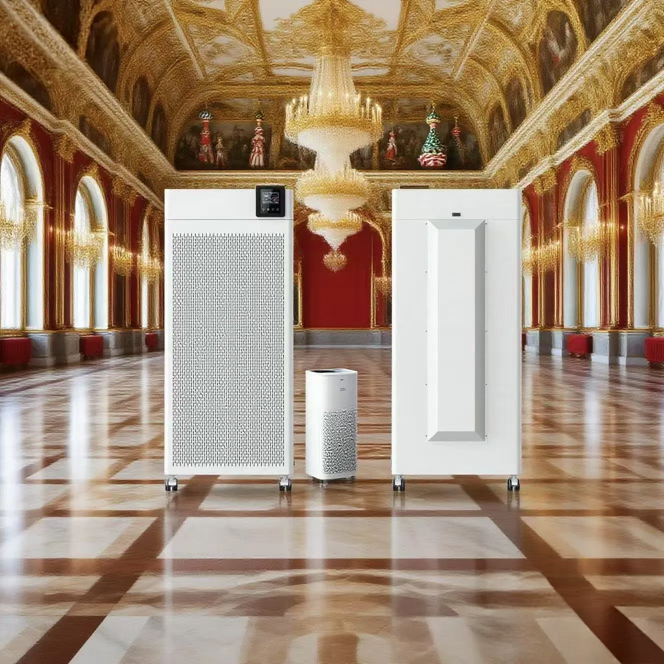 Sistema de Design de Exibição de Desinfecção com Lâmpada Ultravioleta para HVAC Personalizada