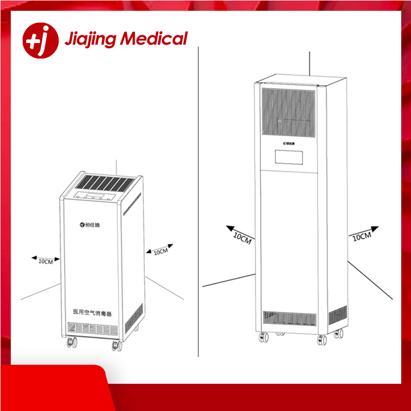 Purificador de Ar Esterilizador por Plasma UV Montado na Parede
