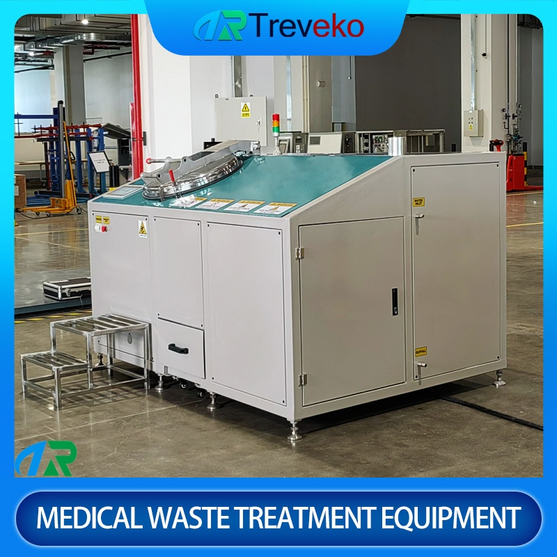 Equipamento de Tratamento e Esterilização de Resíduos Médicos Automático com Tecnologia Biotérmica por Micro-ondas para Laboratório