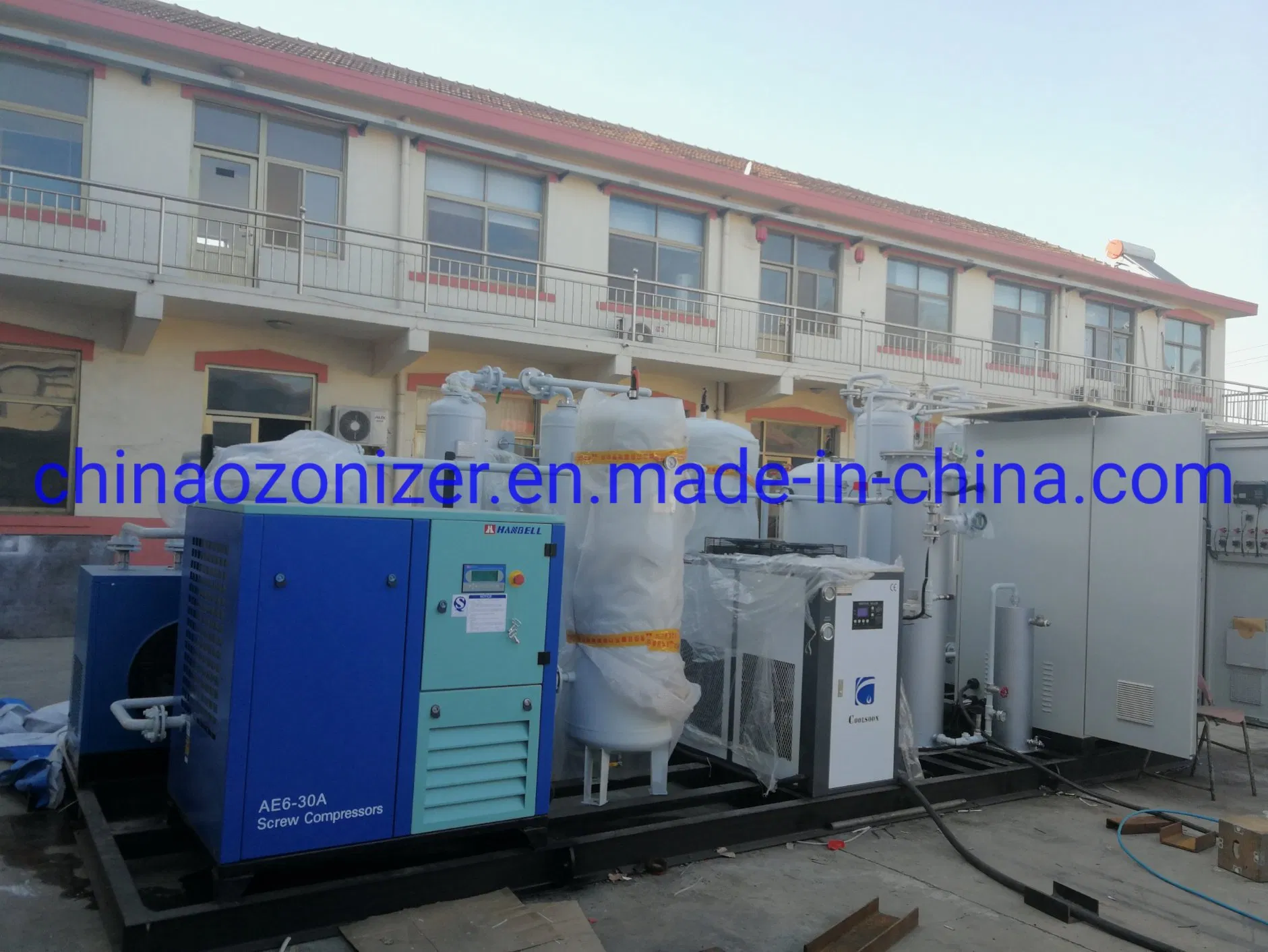 Equipamento de Desinfecção por Ozônio Refrigerado a Água Comercial