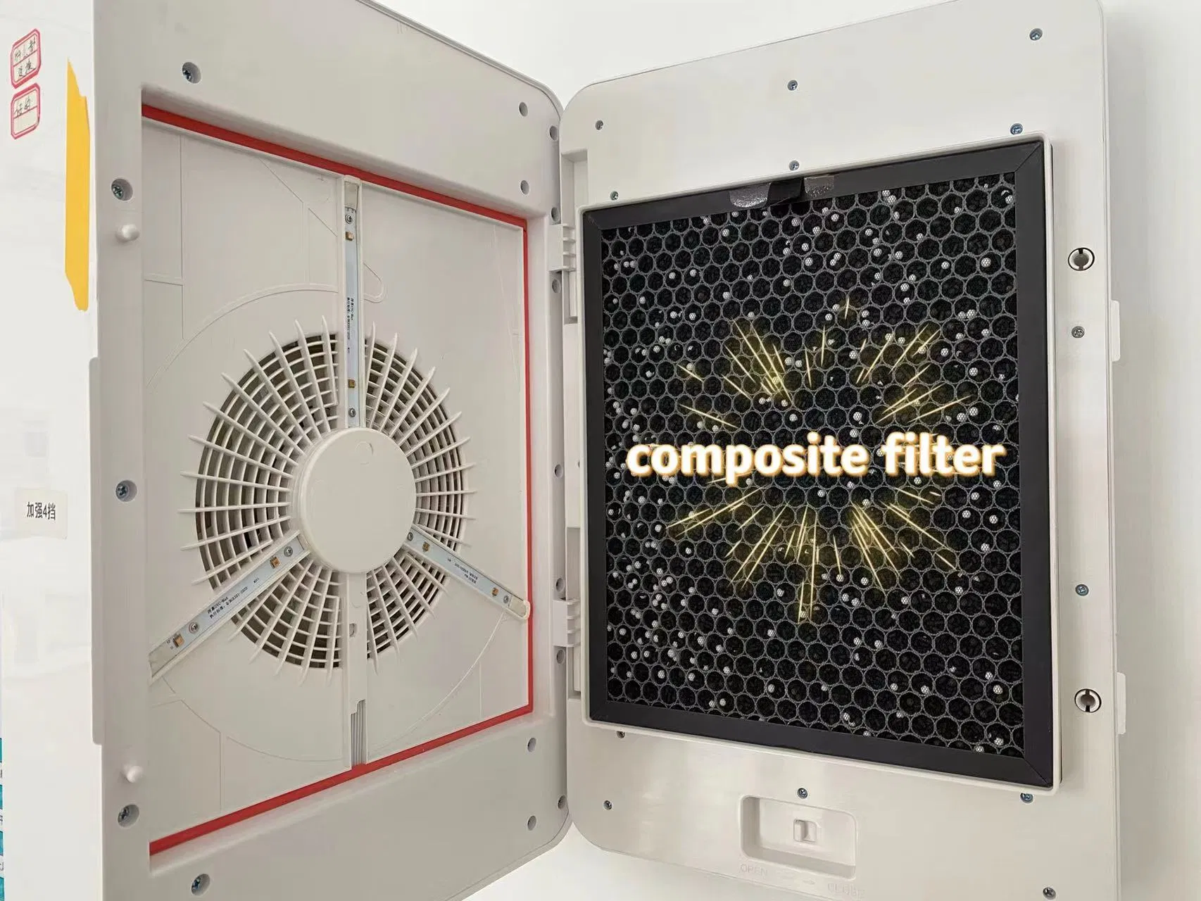 Aparelho Comercial para Casa em Espaços Pequenos Cadr 210 M3/H Anti Virus&Bacteria99.9% Lâmpada LED UV C Portátil de Desinfecção do Ar Sistema de Filtragem de Ar HEPA