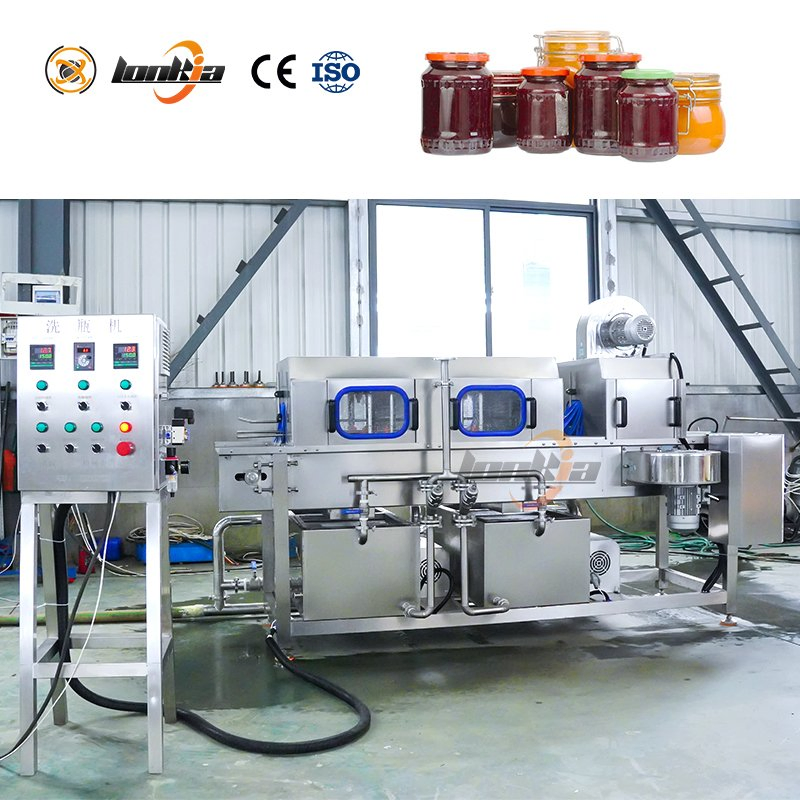 500-1500 Máquina de Lavar Lata de Vidro de Alta Pressão Vazia com Remoção de Rótulo e Esterilização de Lata Máquina de Lavagem a Ar
